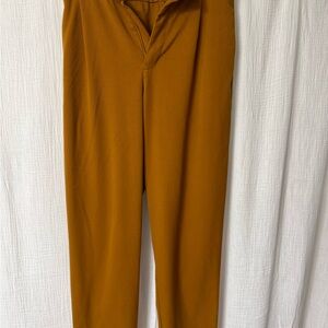 Zara Women Ochre Chinos